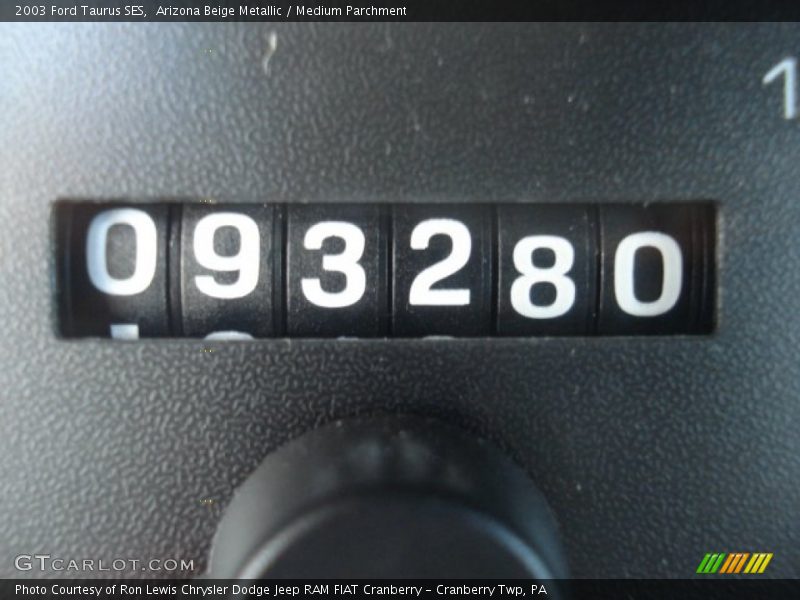 Arizona Beige Metallic / Medium Parchment 2003 Ford Taurus SES