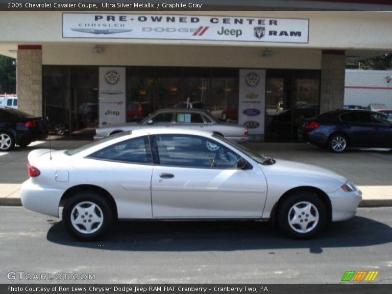 Ultra Silver Metallic / Graphite Gray 2005 Chevrolet Cavalier Coupe