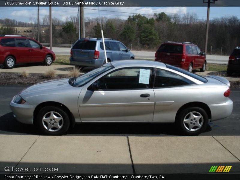 Ultra Silver Metallic / Graphite Gray 2005 Chevrolet Cavalier Coupe