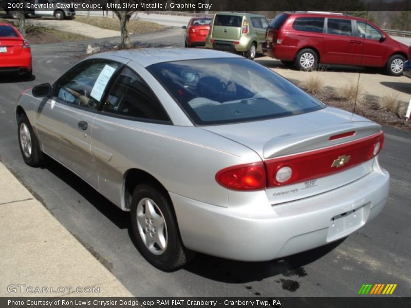 Ultra Silver Metallic / Graphite Gray 2005 Chevrolet Cavalier Coupe