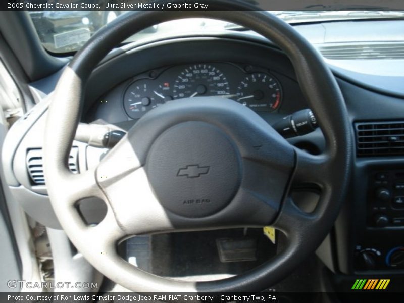 Ultra Silver Metallic / Graphite Gray 2005 Chevrolet Cavalier Coupe