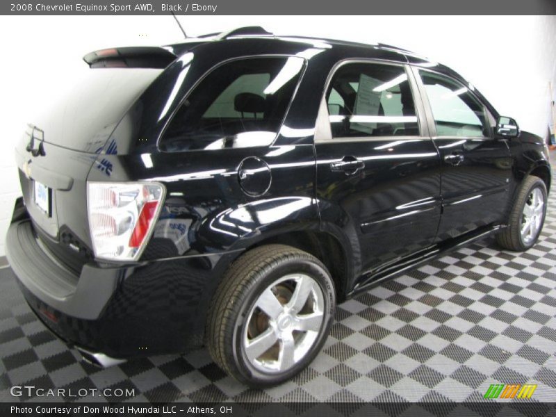 Black / Ebony 2008 Chevrolet Equinox Sport AWD