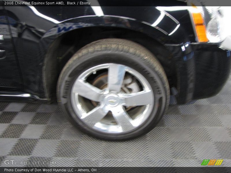 Black / Ebony 2008 Chevrolet Equinox Sport AWD