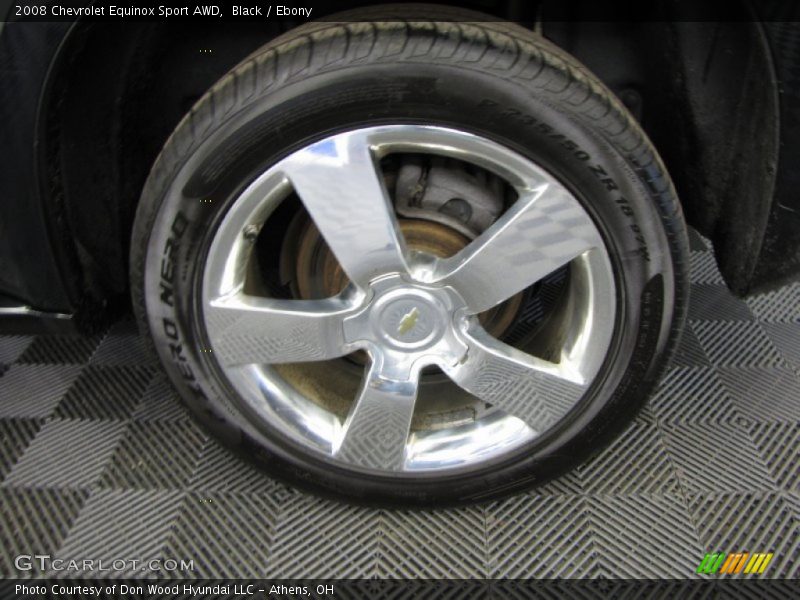 Black / Ebony 2008 Chevrolet Equinox Sport AWD