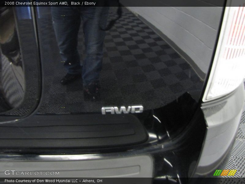 Black / Ebony 2008 Chevrolet Equinox Sport AWD
