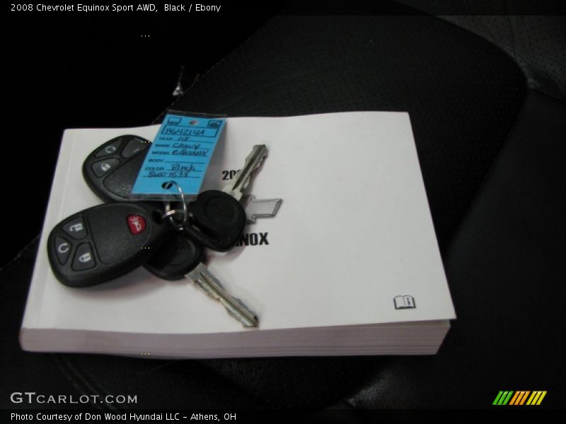 Black / Ebony 2008 Chevrolet Equinox Sport AWD