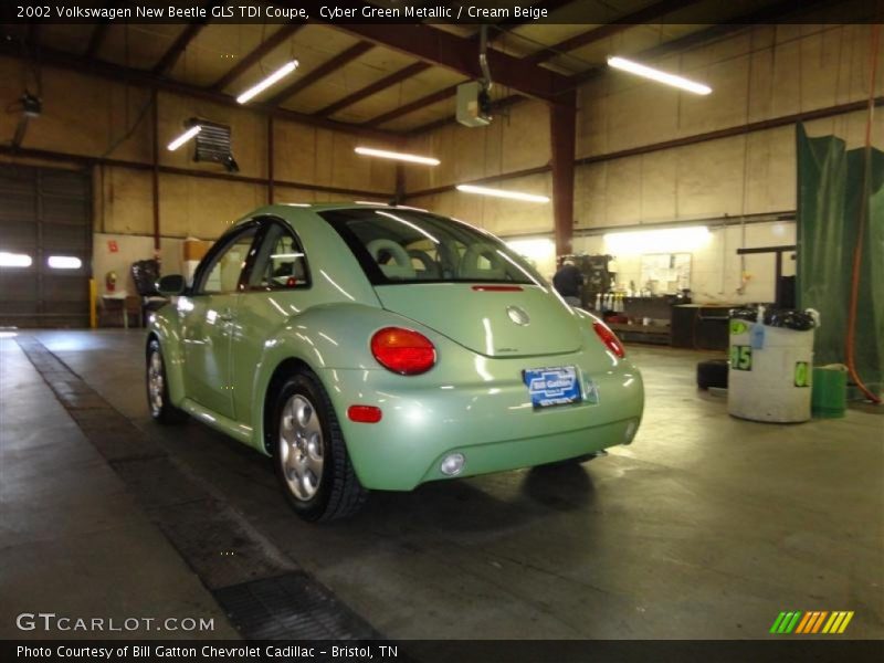 Cyber Green Metallic / Cream Beige 2002 Volkswagen New Beetle GLS TDI Coupe