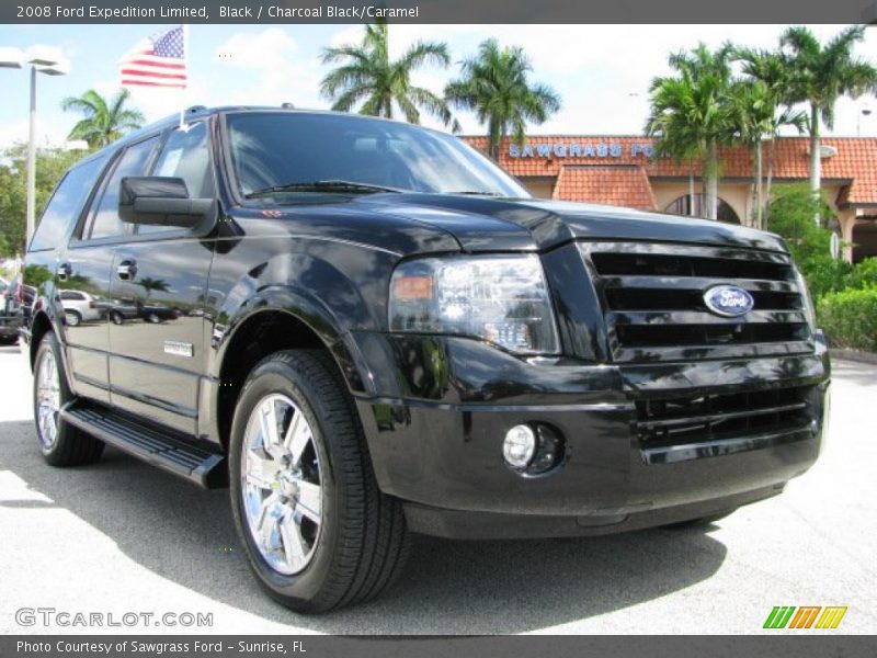 Black / Charcoal Black/Caramel 2008 Ford Expedition Limited