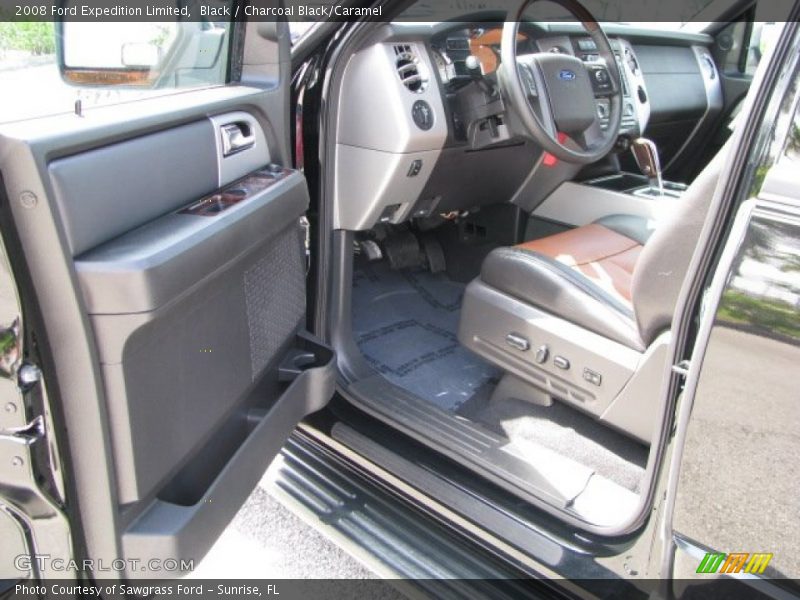  2008 Expedition Limited Charcoal Black/Caramel Interior
