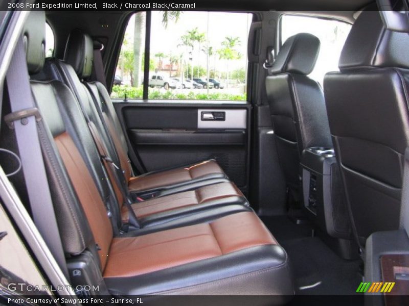  2008 Expedition Limited Charcoal Black/Caramel Interior