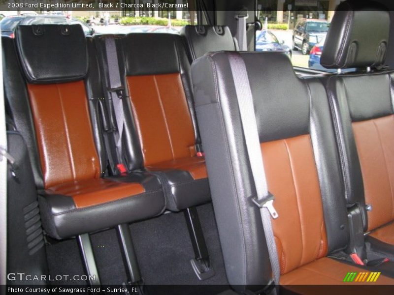  2008 Expedition Limited Charcoal Black/Caramel Interior