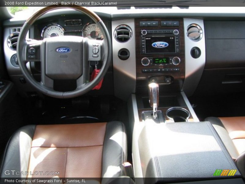Black / Charcoal Black/Caramel 2008 Ford Expedition Limited