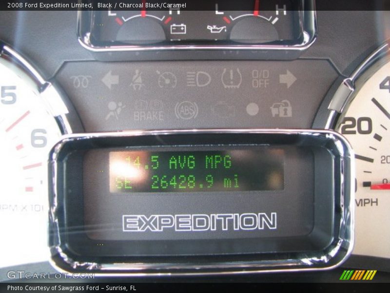 Black / Charcoal Black/Caramel 2008 Ford Expedition Limited