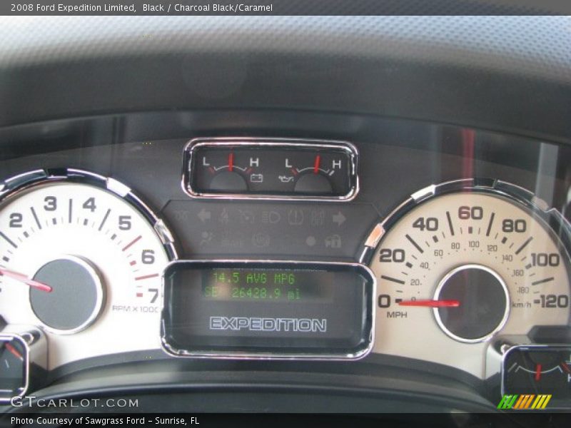 Black / Charcoal Black/Caramel 2008 Ford Expedition Limited