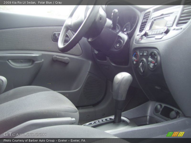 Polar Blue / Gray 2009 Kia Rio LX Sedan