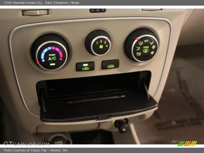 Controls of 2006 Sonata GLS