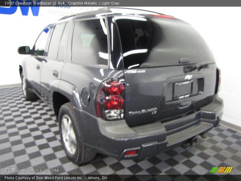 Graphite Metallic / Light Gray 2007 Chevrolet TrailBlazer LS 4x4