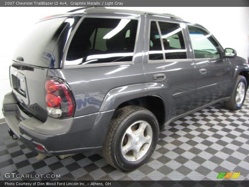 Graphite Metallic / Light Gray 2007 Chevrolet TrailBlazer LS 4x4