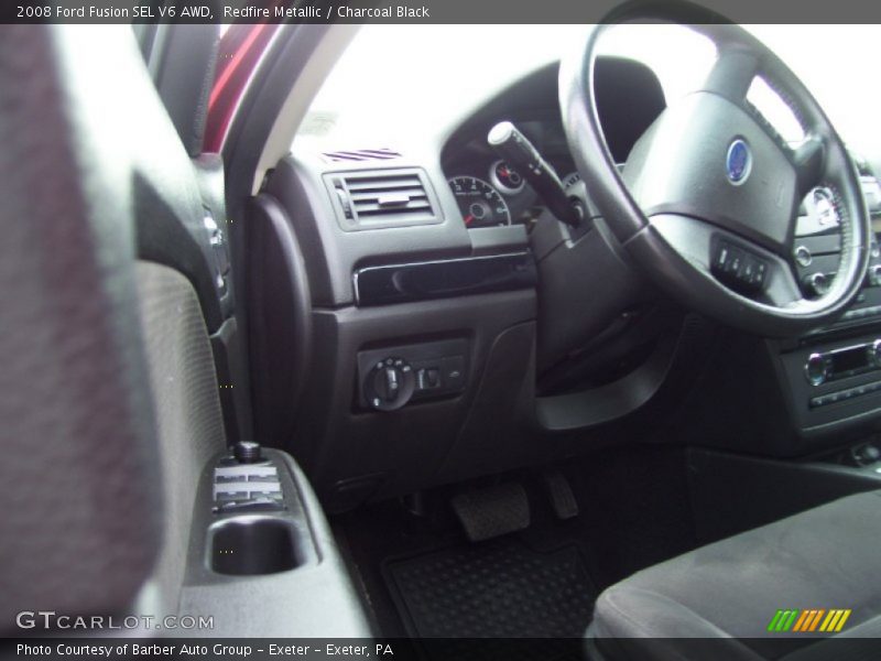 Redfire Metallic / Charcoal Black 2008 Ford Fusion SEL V6 AWD