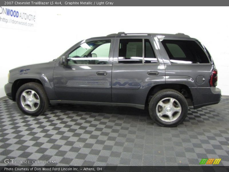 Graphite Metallic / Light Gray 2007 Chevrolet TrailBlazer LS 4x4