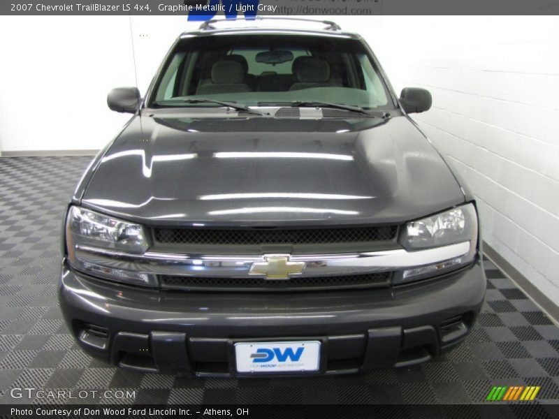 Graphite Metallic / Light Gray 2007 Chevrolet TrailBlazer LS 4x4