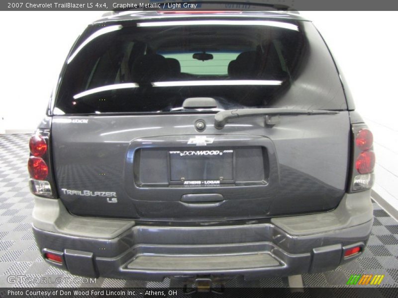 Graphite Metallic / Light Gray 2007 Chevrolet TrailBlazer LS 4x4