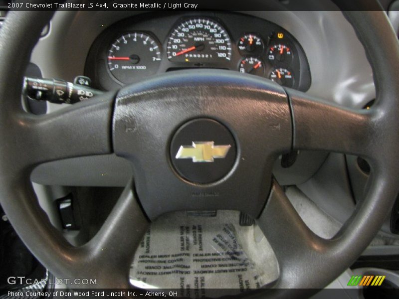 Graphite Metallic / Light Gray 2007 Chevrolet TrailBlazer LS 4x4