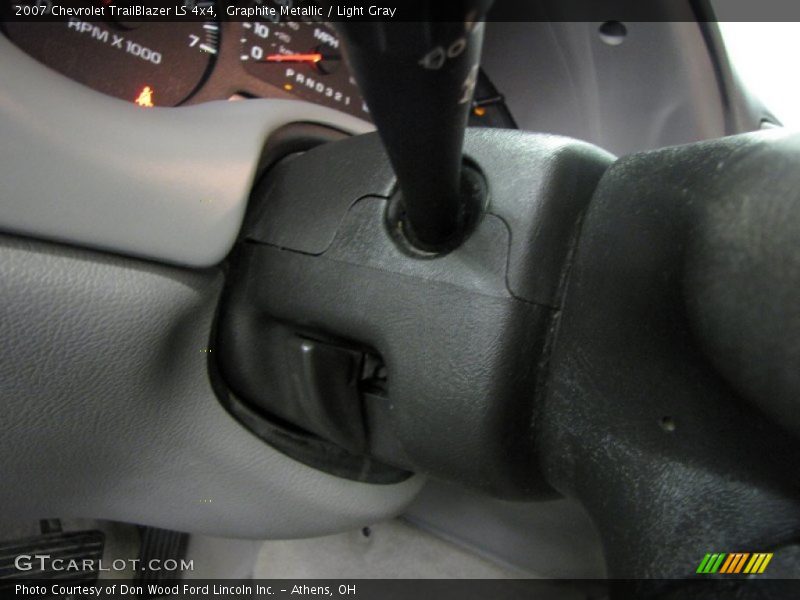 Graphite Metallic / Light Gray 2007 Chevrolet TrailBlazer LS 4x4