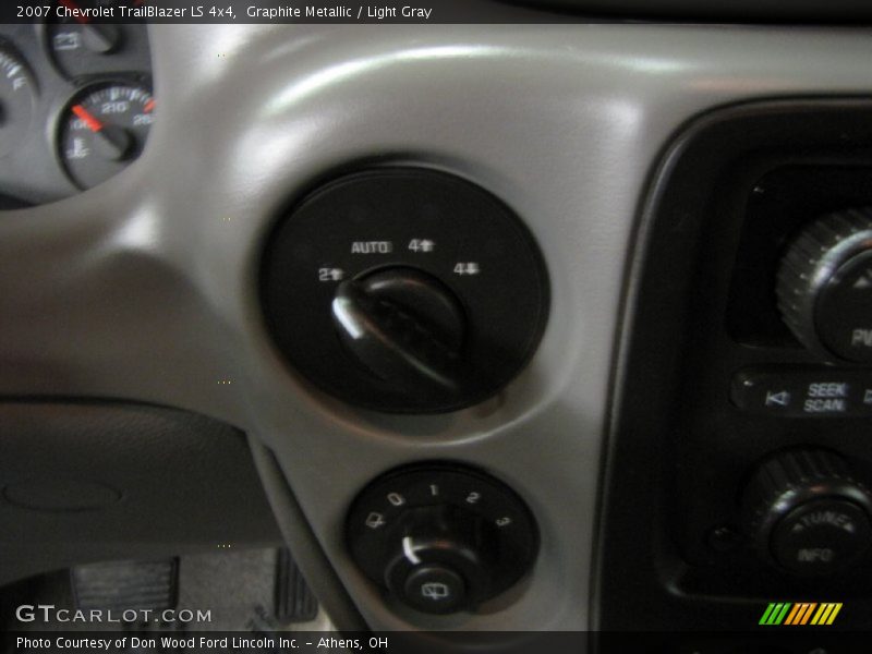 Graphite Metallic / Light Gray 2007 Chevrolet TrailBlazer LS 4x4
