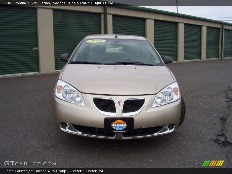 Sedona Beige Metallic / Light Taupe 2008 Pontiac G6 V6 Sedan