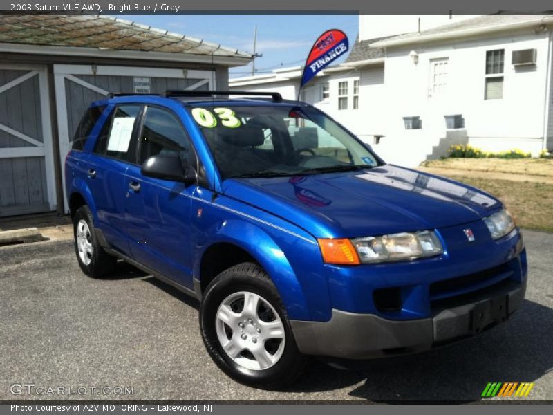 Bright Blue / Gray 2003 Saturn VUE AWD