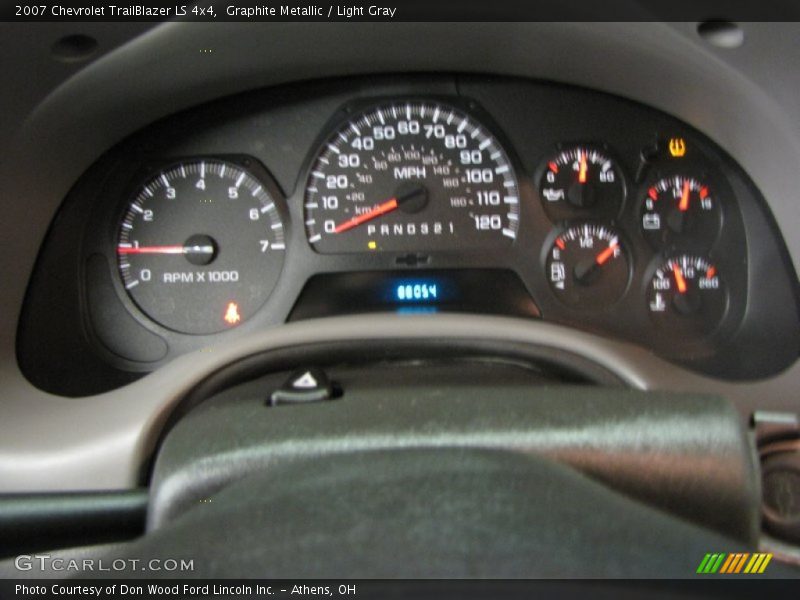 Graphite Metallic / Light Gray 2007 Chevrolet TrailBlazer LS 4x4