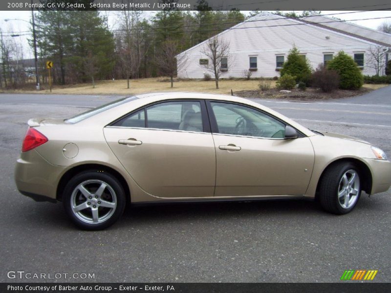 Sedona Beige Metallic / Light Taupe 2008 Pontiac G6 V6 Sedan
