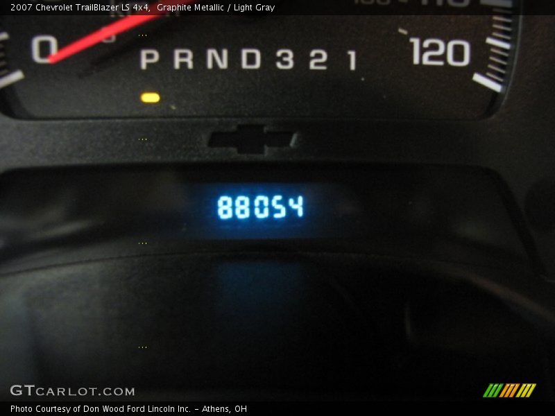 Graphite Metallic / Light Gray 2007 Chevrolet TrailBlazer LS 4x4