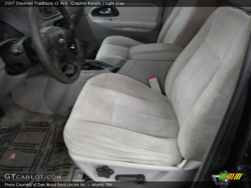 Graphite Metallic / Light Gray 2007 Chevrolet TrailBlazer LS 4x4