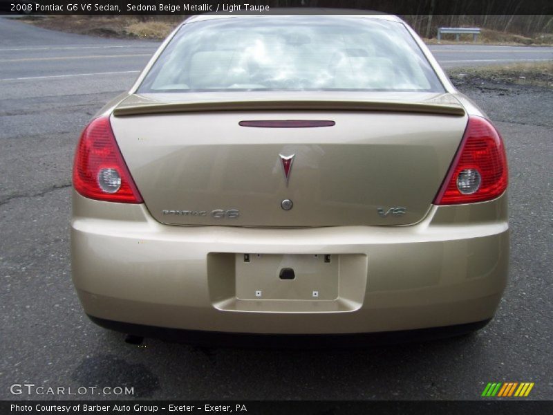 Sedona Beige Metallic / Light Taupe 2008 Pontiac G6 V6 Sedan