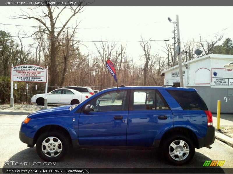 Bright Blue / Gray 2003 Saturn VUE AWD