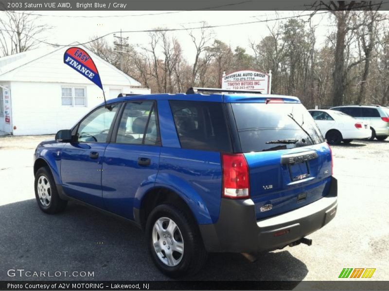 Bright Blue / Gray 2003 Saturn VUE AWD