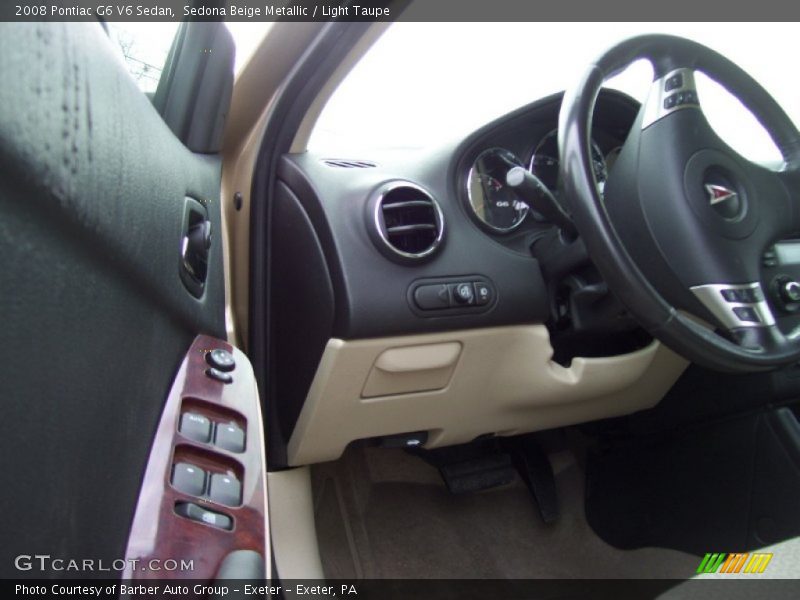 Sedona Beige Metallic / Light Taupe 2008 Pontiac G6 V6 Sedan