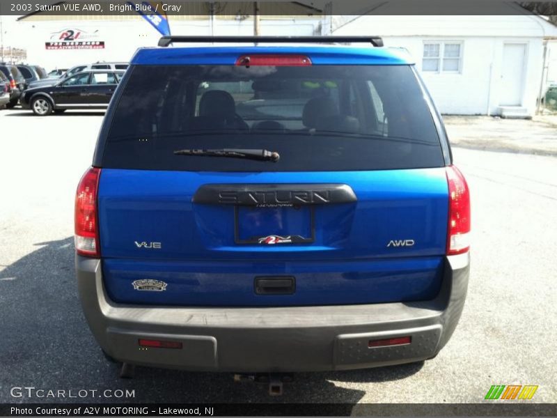 Bright Blue / Gray 2003 Saturn VUE AWD