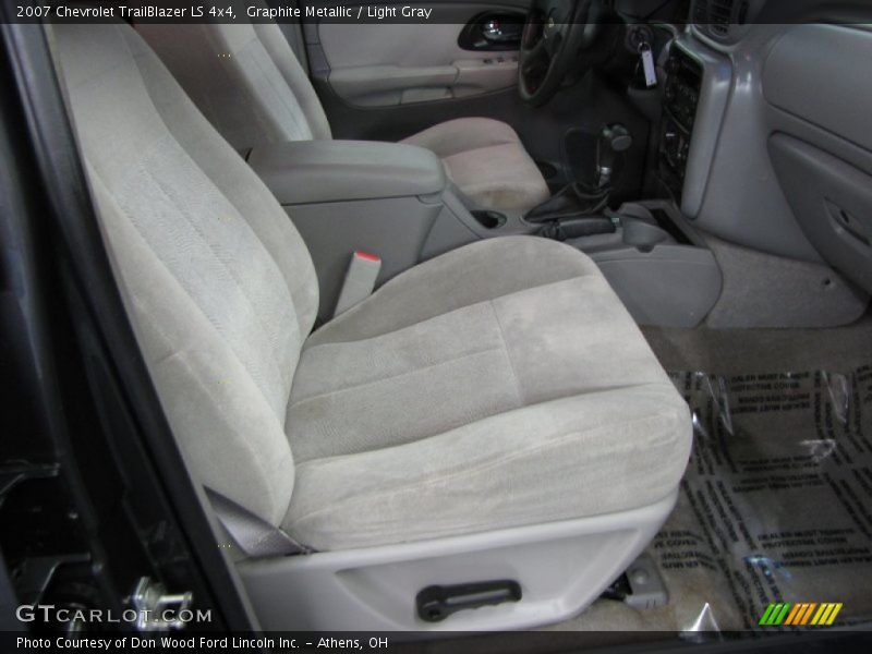 Graphite Metallic / Light Gray 2007 Chevrolet TrailBlazer LS 4x4