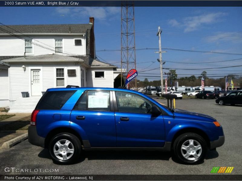 Bright Blue / Gray 2003 Saturn VUE AWD