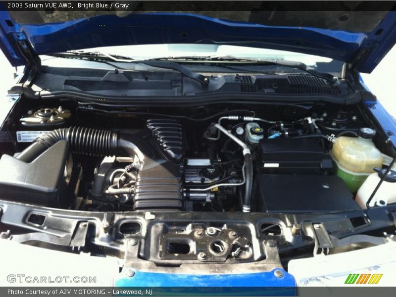Bright Blue / Gray 2003 Saturn VUE AWD