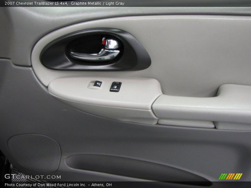 Graphite Metallic / Light Gray 2007 Chevrolet TrailBlazer LS 4x4