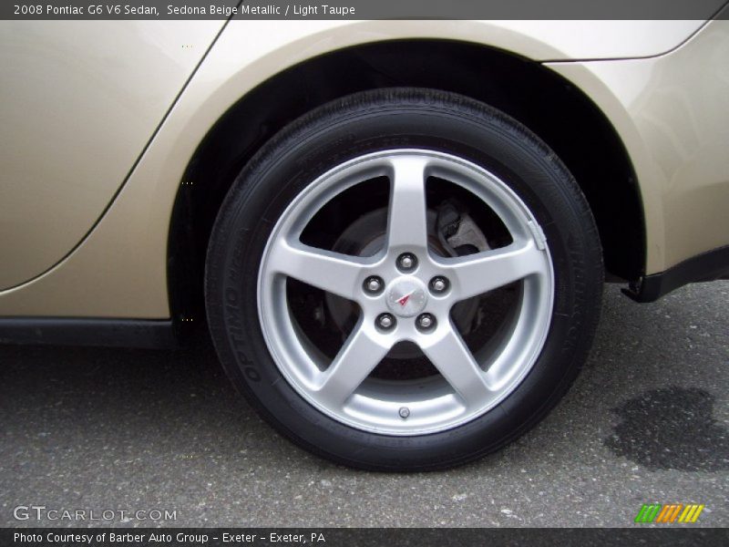 Sedona Beige Metallic / Light Taupe 2008 Pontiac G6 V6 Sedan