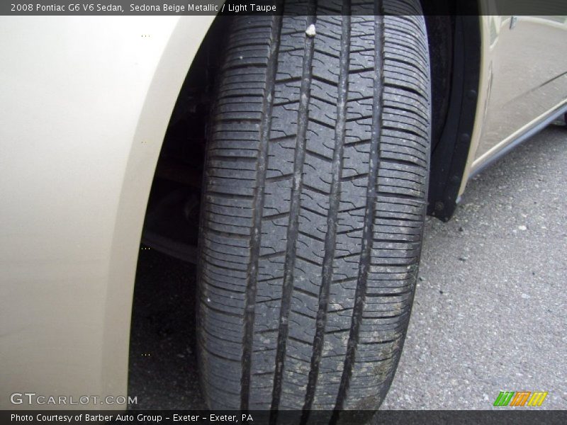 Sedona Beige Metallic / Light Taupe 2008 Pontiac G6 V6 Sedan