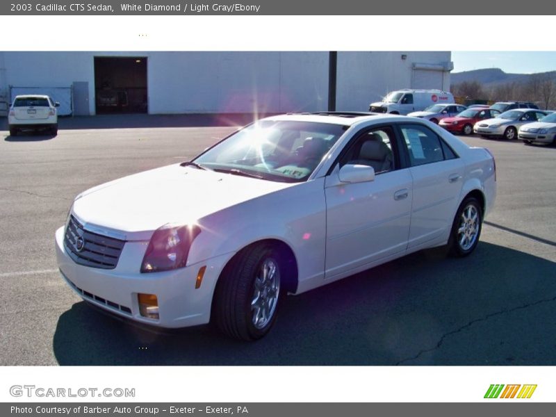 White Diamond / Light Gray/Ebony 2003 Cadillac CTS Sedan