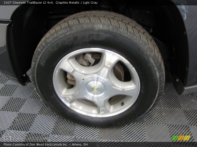 Graphite Metallic / Light Gray 2007 Chevrolet TrailBlazer LS 4x4