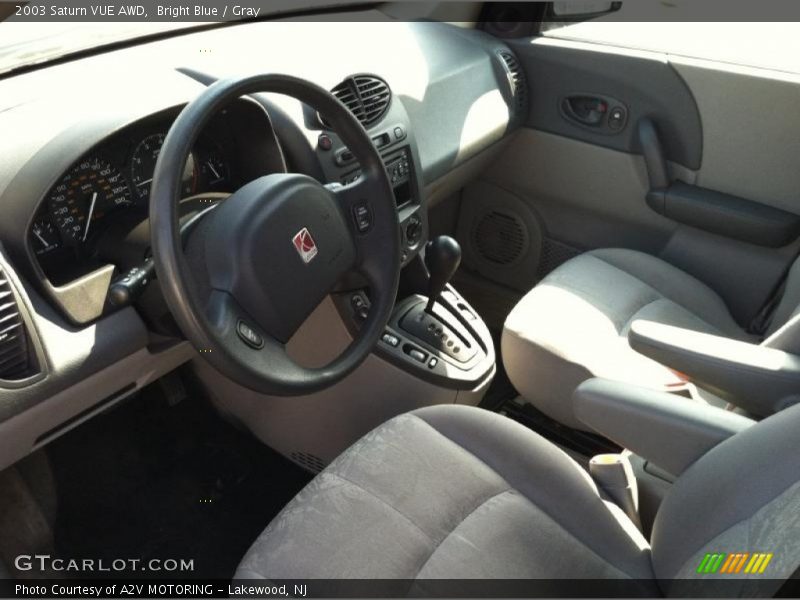 Bright Blue / Gray 2003 Saturn VUE AWD