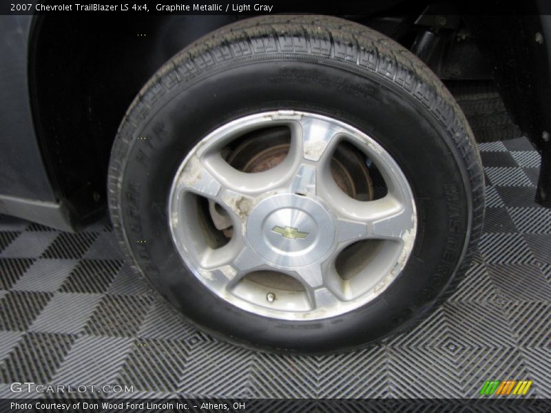Graphite Metallic / Light Gray 2007 Chevrolet TrailBlazer LS 4x4